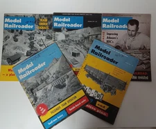 Model Railroader Magazine March April Oct Nov Dec 1958 Vintage HO Scale Trains