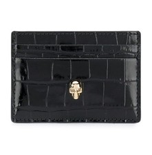 Alexander McQueen Skull Card Holder Black 1050 67738106