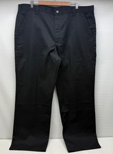 CARHARTT B290 BLK Mens 42x30 Black Blended Twill Pants Casual