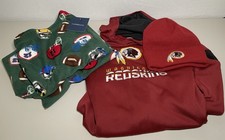 Washington Redskins Hoodie XL Knit Hat And L PJ Pants Bundle