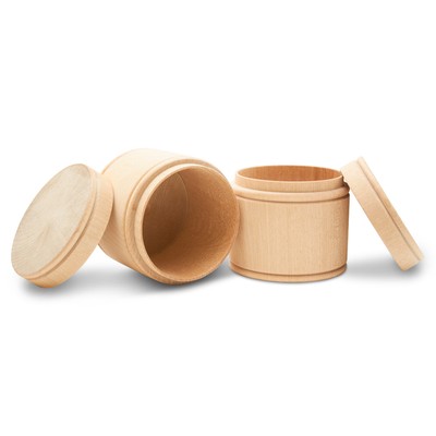 Wood Salt Box 2-3/4'' Unfinished Boxes for Storage and Display | Woodpeckers