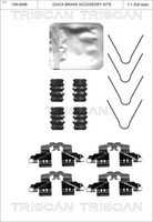 Triscan ZubehöRsatz, Scheibenbremsbelag 8105 131655 FüR Toyota