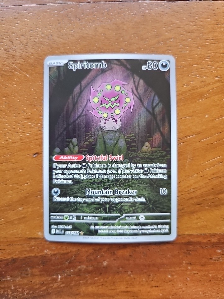 Spiritomb 148/132 Pokemon Mega Evolution Illustration Pokemon TCG