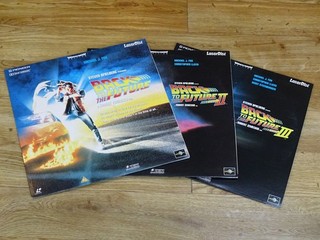 Back to the Future Trilogy Laserdiscs Very Good
