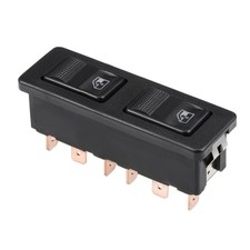 10 Pins Car Window Switch Dual Button Master Rocker Switch Momentary DC 12V