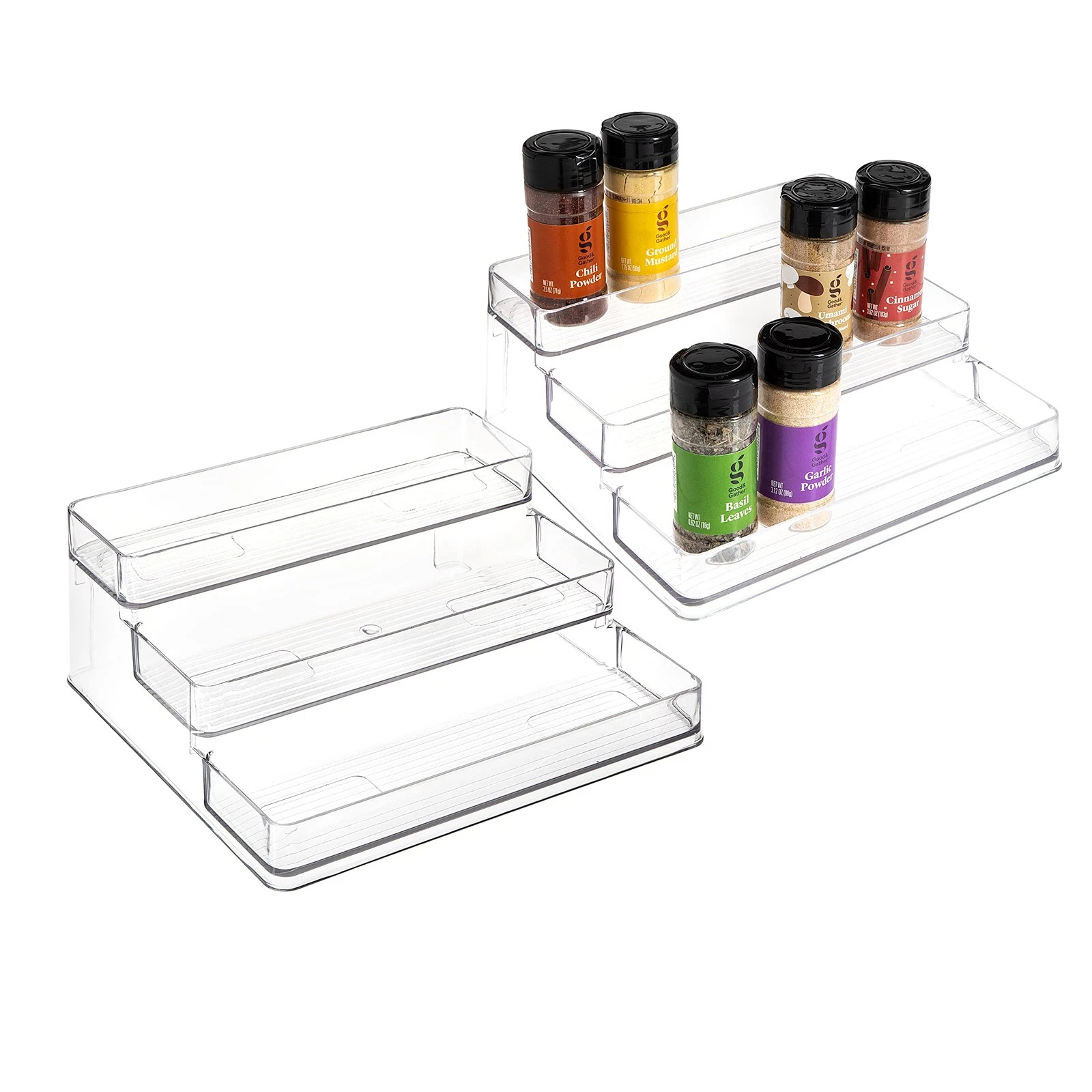 3-Tier Spice Rack Organizer - Versatile Storage Shelf for Kitchen, Bathroom, ...
