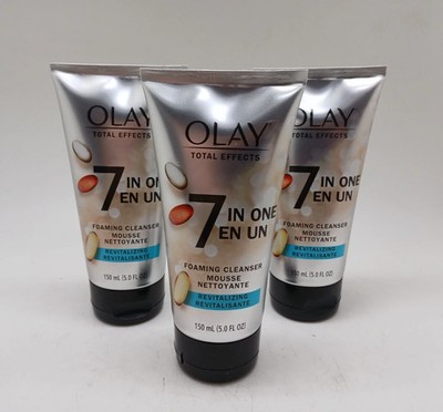 Olay Total Effects Foaming Cleanser 5oz   3 Pack Anti-Aging Face Wash for Smooth