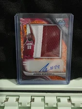 2024-25 Bowman's Best U Aiden Sherrell Prospect Patch Auto Orange Geometric /25