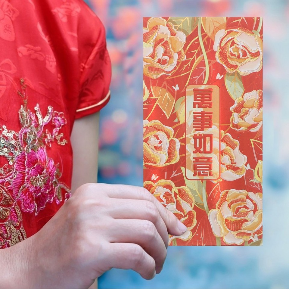 Redder Snake 6pcs Chinese Red Envelopes 2025 Year of Snake Red Envelopes Lucky Money ...