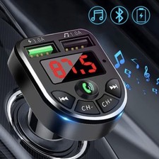 Bluetooth FM Transmitter Car Kit Wireless MP3 Player Dual USB Charger Handsfree
