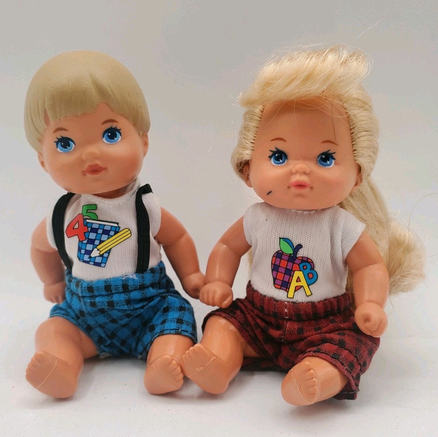 Mattel Barbie Babies/ Students 1995 1 Boy and 1 Girl Student