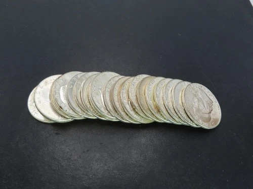 1963-D Franklin Half Dollar Roll, Gem BU, $10 Face 20 pcs