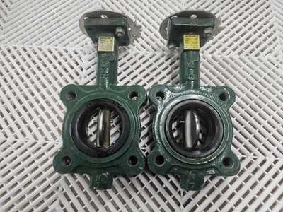 Center Line Series 200 2.5'' Lug Butterfly Valve 316SS EPDM CI (Lot of 2)