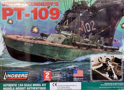 PT-109 John F. Kennedy Boot US Navy Boat 1:64 Model Kit Bausatz Lindberg 70886