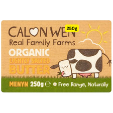 Calon Wen Slightly Salted Welsh Org Butter 250g