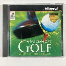 Microsoft Golf Version 3.0 1996 PC CD-ROM Windows 95 Vintage Computer Game