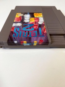 Tetris 2 (Nintendo NES 1993) Cartridge & Manual - Tested Working