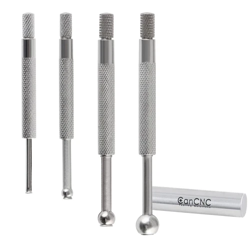 Accusize Industrial Tools 4 Pc Small Hole Gauge Set Ball  inch/mm 1/8 to 1/5 ...