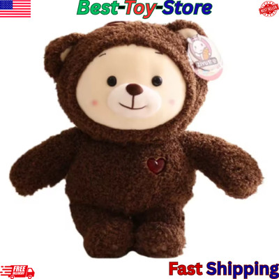 25/35cm Rainbow Ruby Teddy Bear Plush Toys Stuffed Soft Plushie Cartoon Gift Toy