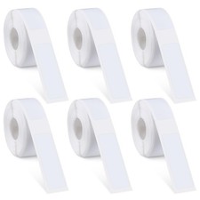 6 Rolls Label Maker Tapes for Phomemo D30, 960 Pcs 12 x 40mm Thermal Labels P...