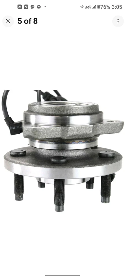 Moog 适用于 1995 - 2003 福特探险者 4WD 前轮轴承轮毂组件 - 515052 — 第 2/4 张图片