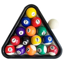 Upgrade Billiard Balls Set, 1.5 Inch Mini Size for 6 Feet Pool Table 1-1/2" P...