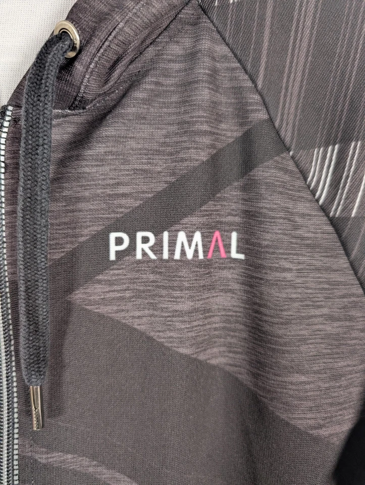 Chaqueta con Capucha Primal Para Mujer XL Cremallera Completa Atlética HTA Happy Trails Poliéster Foto 3 de 4