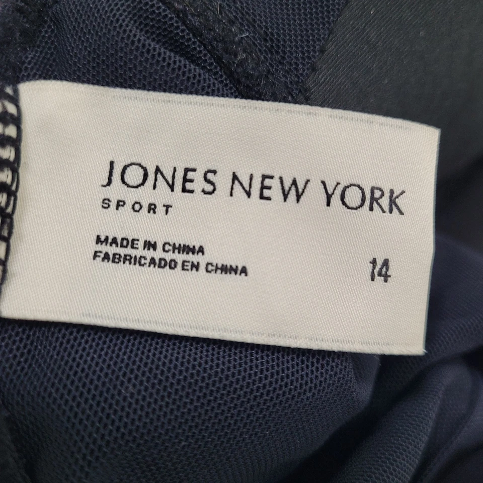 Jones New York Sport Negro Sin Tirantes Acolchado Forrado 1 Pieza Vestido de Baño Traje de Baño 14 Foto 3 de 4