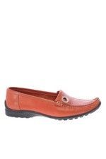 L.LAMBERTAZZI Mocassins Dames Chaussures T EU 40 orange foncé style décontracté
