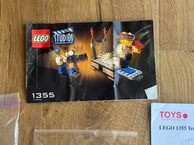 Lego Studio 1355 Temple of Doom Near Complete w/manual No Box 1 piece missing