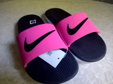 NWT, Nike Kawa Pink Slide Sandals. Youth, Kids, Girls FJ2250-600