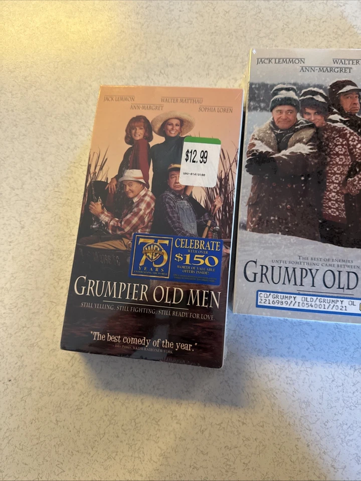 Grumpy Old Men Grumpier Old Men VHS New Sealed Lot Nm - Image 3 of 4