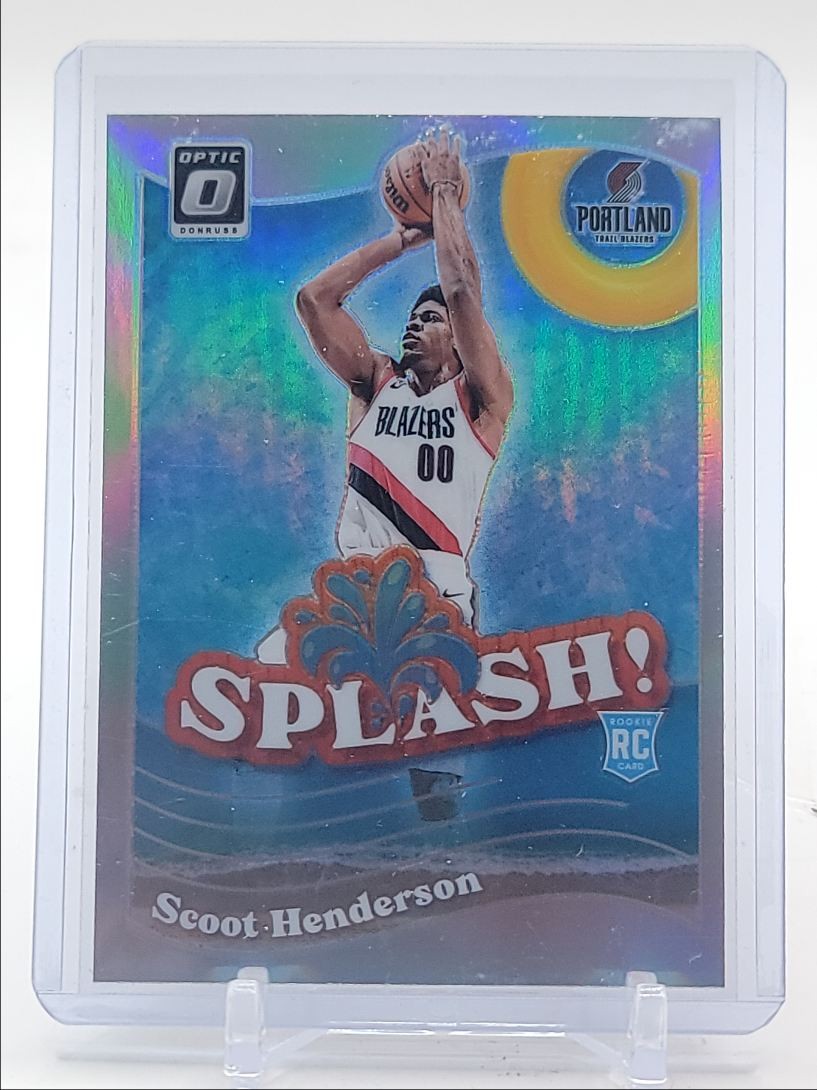 SCOOT HENDERSON 2023-24 DONRUSS OPTIC SPLASH ROOKIE HOLO PRIZM RC Q2756