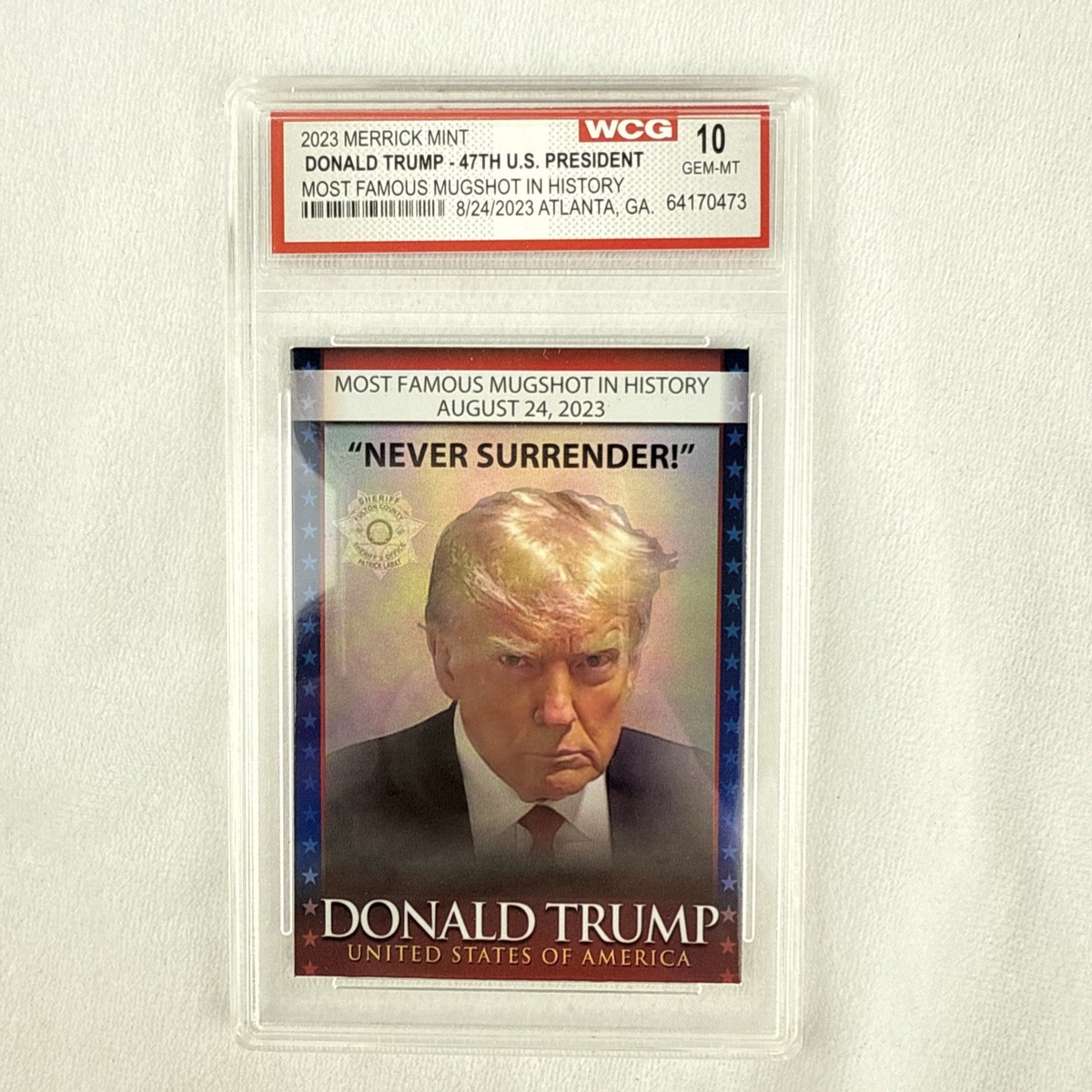 graded trump card Amazon.com: Mugshot Collector Trading Gem Mint 10 2024 Merrick Mint Donald Trump