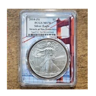 2014 Silver Eagle 1 oz .999 PCGS MS70 Struck at San Francisco Golden Gate Holder