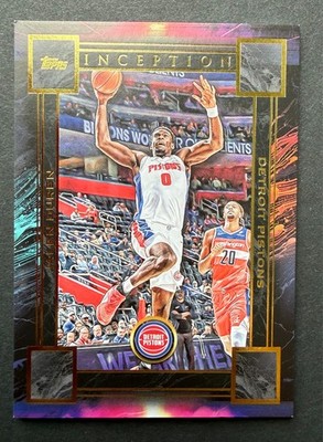 Jalen Duren 2025-26 Topps Inception #L-12 Launch - CASE HIT Pistons SSP