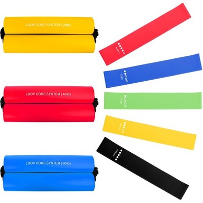 8 Pcs Loop Resistance Workout Bands Elastic Exercise Bands for Workout to Str...