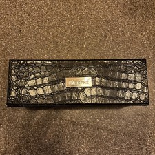 Morphe Croco Patent Vegan Black Leather Maste...