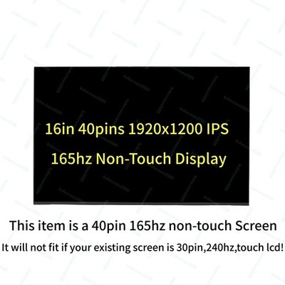 165Hz 16'' FHD+ LCD Screen ASUS TUF Gaming A16 advantage edition FA617NS FA617N