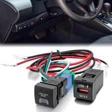 WEISEN LED Light Bar + USB Push Button Switch For RAV4 2019-20 21 22 23 24 25 26