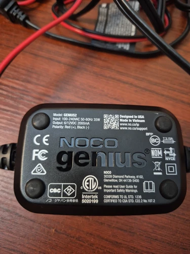 	NOCO GENIUS2 2A Smart Car Battery Charger 6V and 12V Automotive Charger	