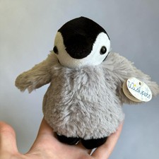 Peluche peludo Wishpets Bebe Baby Penguin 2006 vintage nuevo con etiquetas animal de peluche 5""