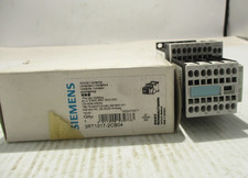 NEW SIEMENS 3RT1017-2CB04 CONTACTOR W/ AUXILIARY 24V COIL