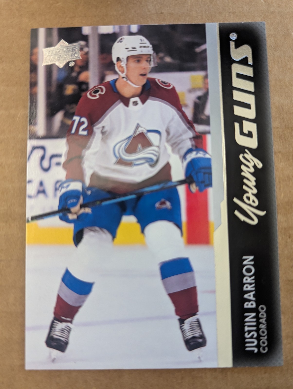 2021-22 Upper Deck Extended Series - Young Guns Justin Barron #744 (RC)