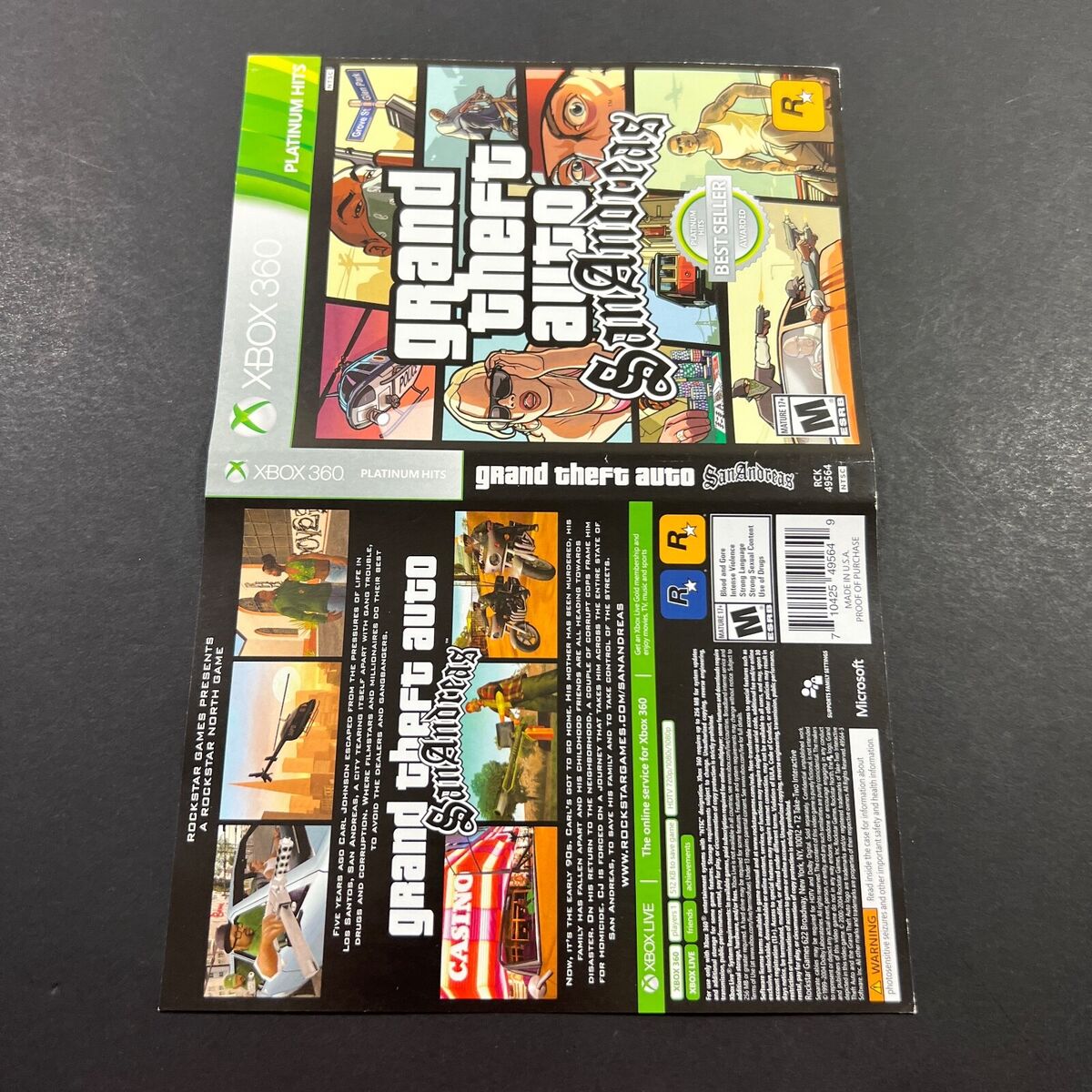 Grand Theft Auto: San Andreas\GTA San Andreas - Xbox 360 - UNBOXING 