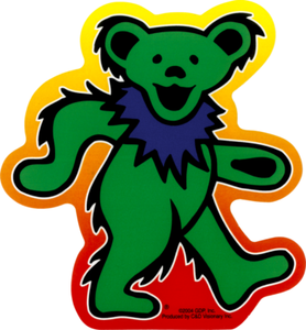 green grateful dead bear
