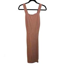Reformation Chloe Midi Dress in Buff Size 6