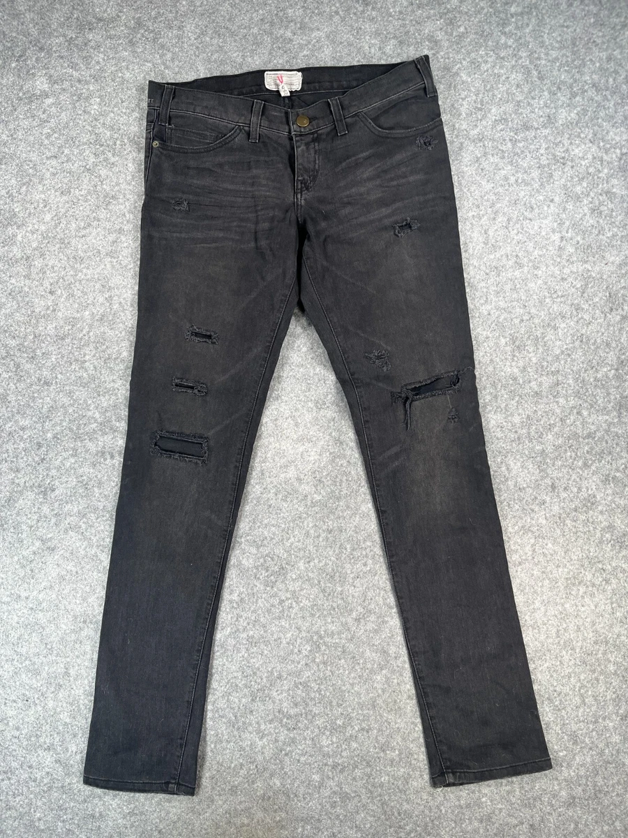 Jean CURRENT/ELLIOTT Femme Taille 24, Skinny Slim Noir Et Gris, Neuf Sans étiquette USA
