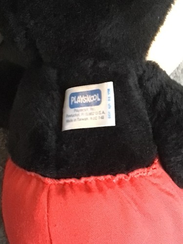 Vintage Playskool Disney 14" Red Pants Mickey Mouse Plush 70130 NWT - Picture 11 of 12