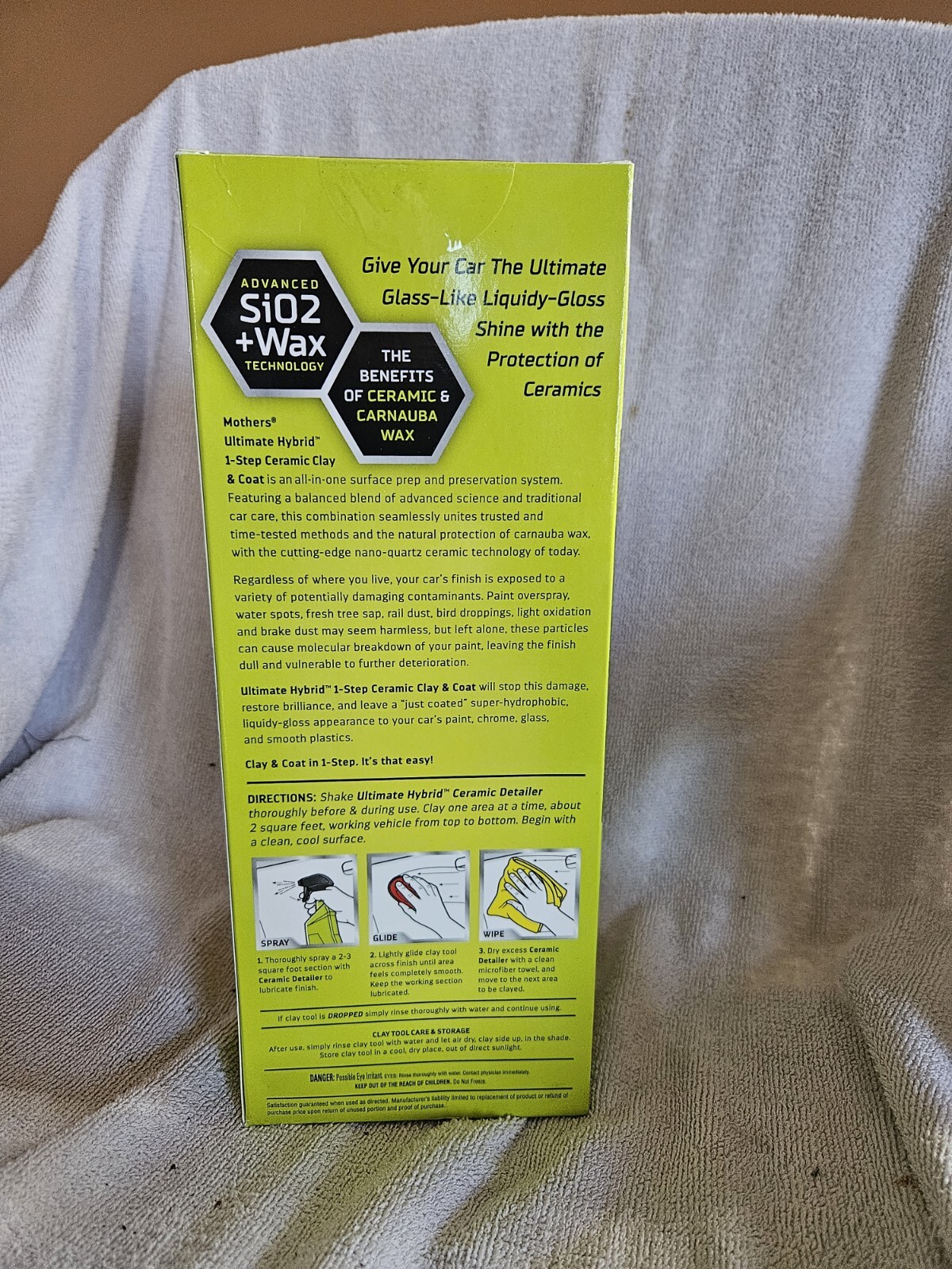 Mothers Ultimate Hybrid 1Step Ceramic Clay & Coat Kit 07260 eBay